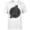 Avengers Endgame Iconic Logo Men's T-Shirt - White