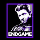 Avengers Endgame Hawkeye Poster Men's T-Shirt - Black