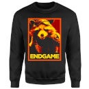 Avengers Endgame Rocket Poster Sweatshirt - Black