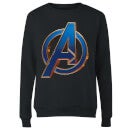 Avengers Endgame Heroic Logo Women's Sweatshirt - Black