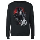 Avengers Endgame War Machine Brushed Women's Sweatshirt - Black