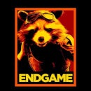 Avengers Endgame Rocket Poster Hoodie - Black