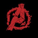 Avengers Endgame Shattered Logo Hoodie - Black