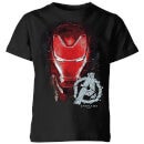 Avengers Endgame Iron Man Brushed Kids' T-Shirt - Black