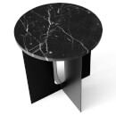 Menu Androgyne Table Top for Side Table - Black Marble