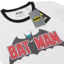 Batman 80th Anniversary 70s Super Ringer T-Shirt - White/Black