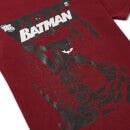 Batman 80th Anniversary '00s League T-Shirt - Burgundy
