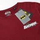 Batman 80th Anniversary '00s League T-Shirt - Burgundy