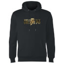 Shazam Gold Logo Hoodie - Black