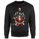 Shazam Team Up Sweatshirt - Black