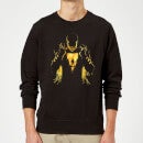 Shazam Lightning Silhouette Sweatshirt - Black
