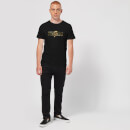 Shazam Gold Logo Men's T-Shirt - Black