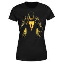 Shazam Lightning Silhouette Women's T-Shirt - Black