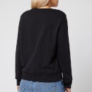 Calvin Klein Jeans Women's Institutional Core Logo Crew Neck Sweatshirt - CK Black