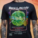 Camiseta Rick y Morty Get Schwifty A Hundred Days VHS - Negro