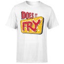 Does It Fry Logo Men's T-Shirt - White