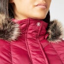 Barbour downhall quilted jacket best sale deep pink