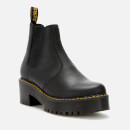Dr. Martens Women's Rometty Leather Chunky Sole Chelsea Boots - Black