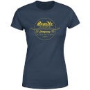 Limited Edition Braille Skate Company Women's T-Shirt - Navy