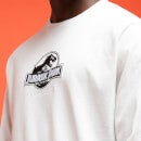 Jurassic Park Primal Logo Brodé Unisexe Manche Longue T-Shirt - Couleur Crème