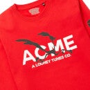 Sweat-shirt Looney Tunes ACME Capsule Bip Bip Silhouette - Rouge