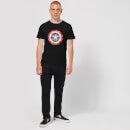 Marvel Captain America Pixelated Shield t-shirt - Zwart