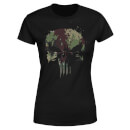 Marvel Camo Skull T-shirt Femme - Noir
