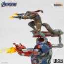 Iron Studios Avengers: Endgame BDS Art Scale Statue 1/10 Iron Patriot and Rocket 28cm