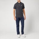 Barbour Men's Tartan Pique Polo Shirt - Navy/Dress - S