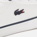 Lacoste Kids' Lerond Trainers - White/Navy