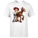 Toy Story 4 Jessie And Bullseye Men's T-Shirt - White