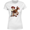Toy Story 4 Jessie And Bullseye Women's T-Shirt - White