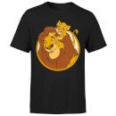 Disney Mufasa & Simba Men's T-Shirt - Black