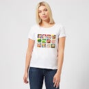 Disney Toy Story Face Collage Women's T-Shirt - White