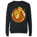 Disney Mufasa & Simba Women's Sweatshirt - Black