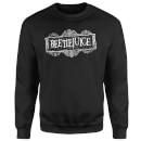 Beetlejuice White Logo Sweatshirt - Black