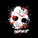 Friday the 13th Mask Splatter Sweatshirt - Black