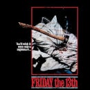 Friday the 13th Axe Attack Retro Poster Sweatshirt - Black