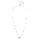 Olivia Burton Women's Interlink Chain Necklace - Silver & Rose Gold