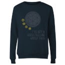 Crystal Maze I've Got A Good Feeling About This- Industrial Women's Sweatshirt - Navy