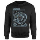 Crystal Maze Futuristic Crystal Sweatshirt - Black