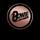 David Bowie Rose Gold Badge Men's T-Shirt - Black