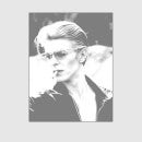 David Bowie Wild Profile Framed Men's T-Shirt - Grey
