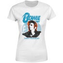 David Bowie Ziggy Stardust Orange Hair Women's T-Shirt - White