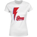 David Bowie Bolt Women's T-Shirt - White