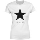 David Bowie Star Women's T-Shirt - White