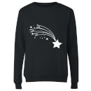 Shooting Star Women's Sweatshirt - Black