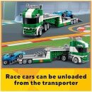 LEGO Creator: 3 in 1 Race Car Transporter Building Set (31113) Toys ...