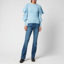 Ted Baker Women's Bubless Extreme Sleeve Knit Sweater - Light Blue