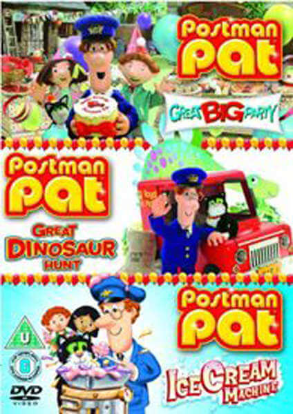 Postmann Pat: Great Big Party/Great Dinosaur Hunt/ Icecream...
